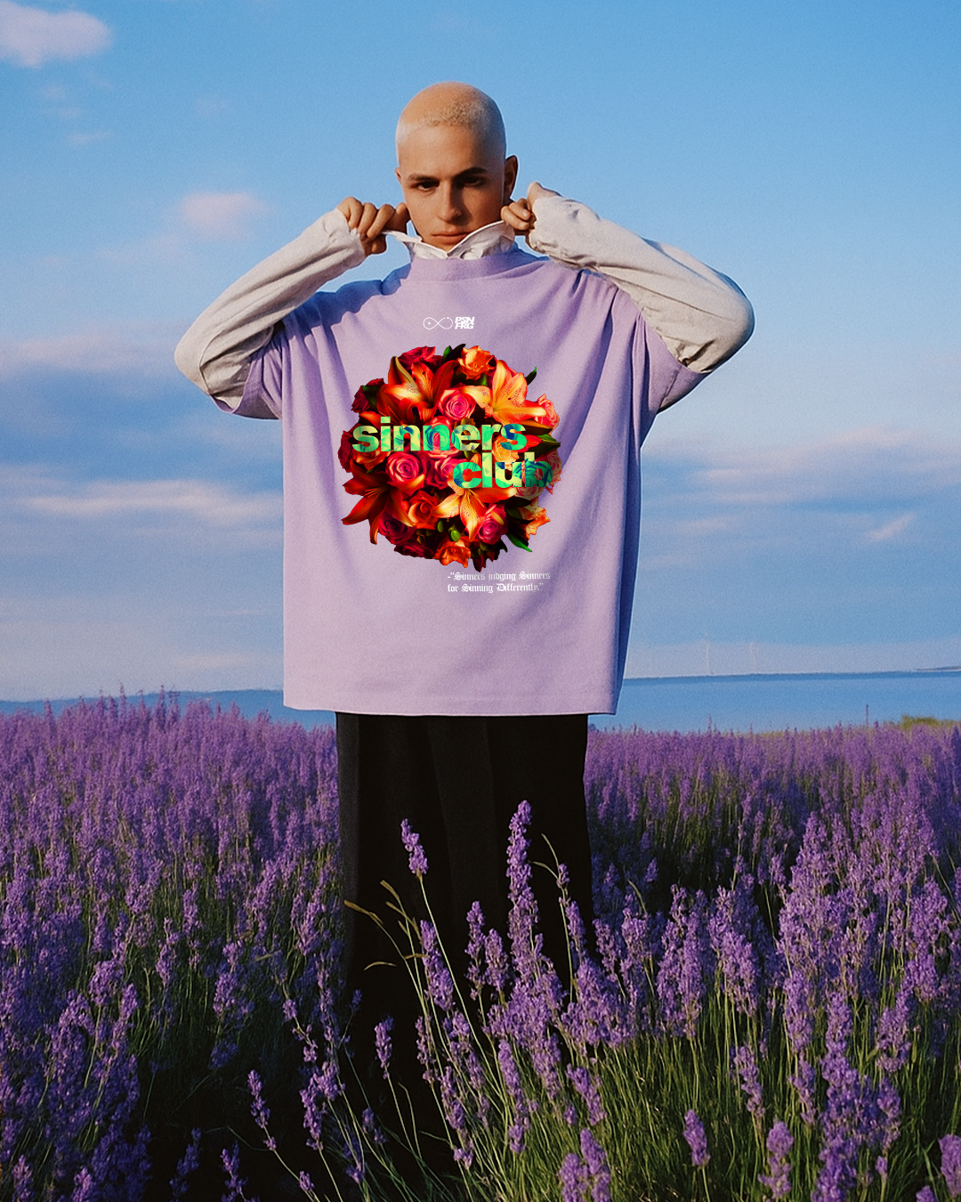 SINNERS CLUB OVERSIZED TEE