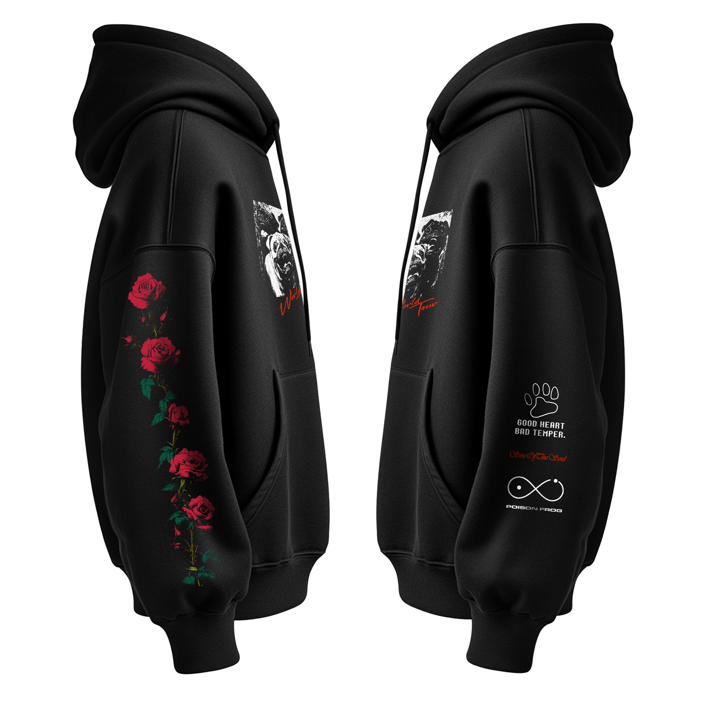 Pugs of Death Oversized Hoodie