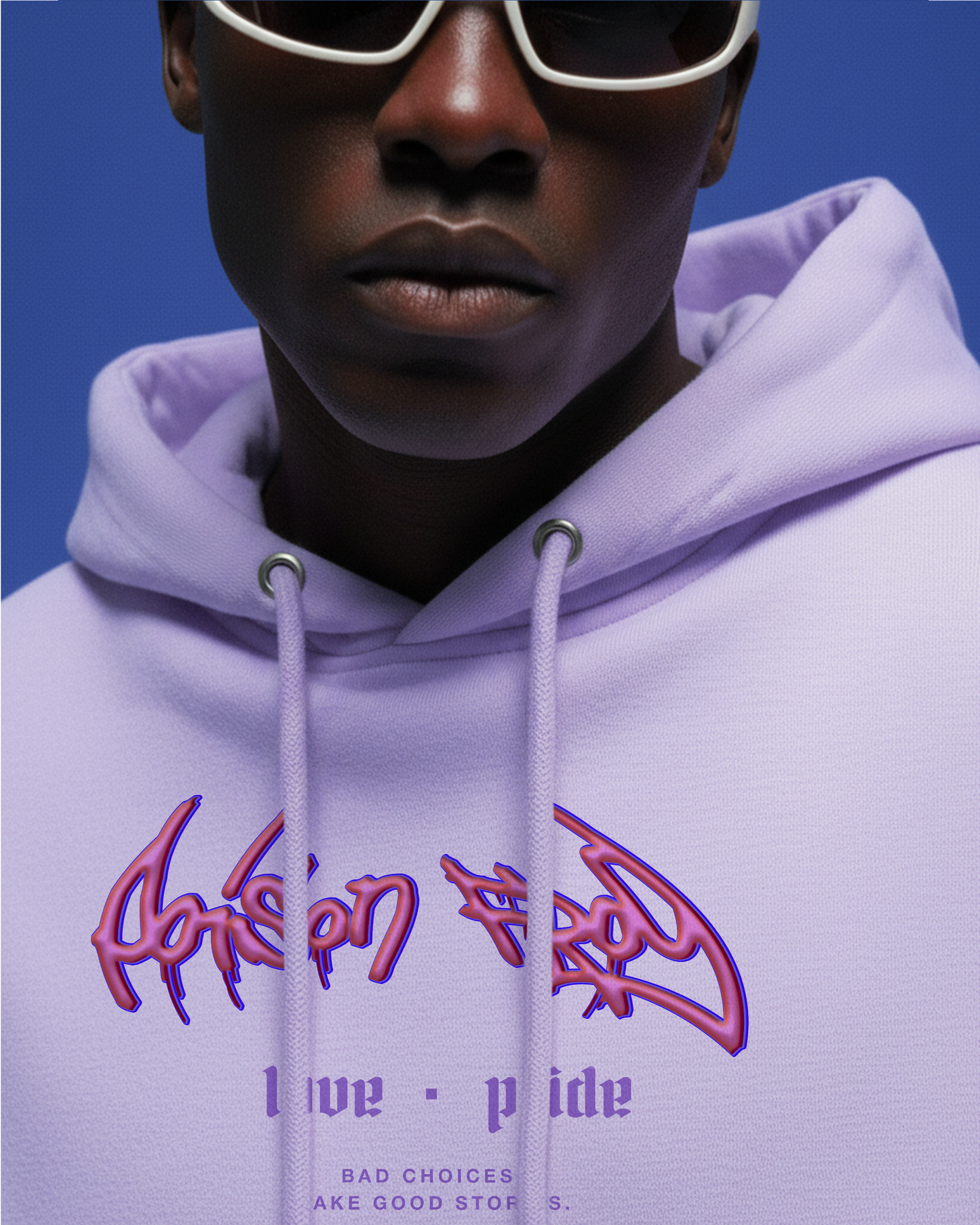 LOVE & PRIDE LAVENDER OVERSIZED HOODIE