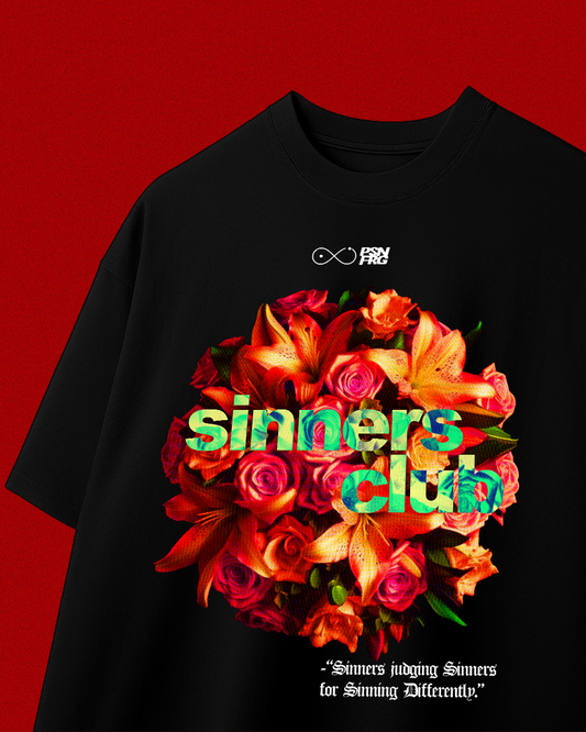 SINNERS CLUB OVERSIZED TEE