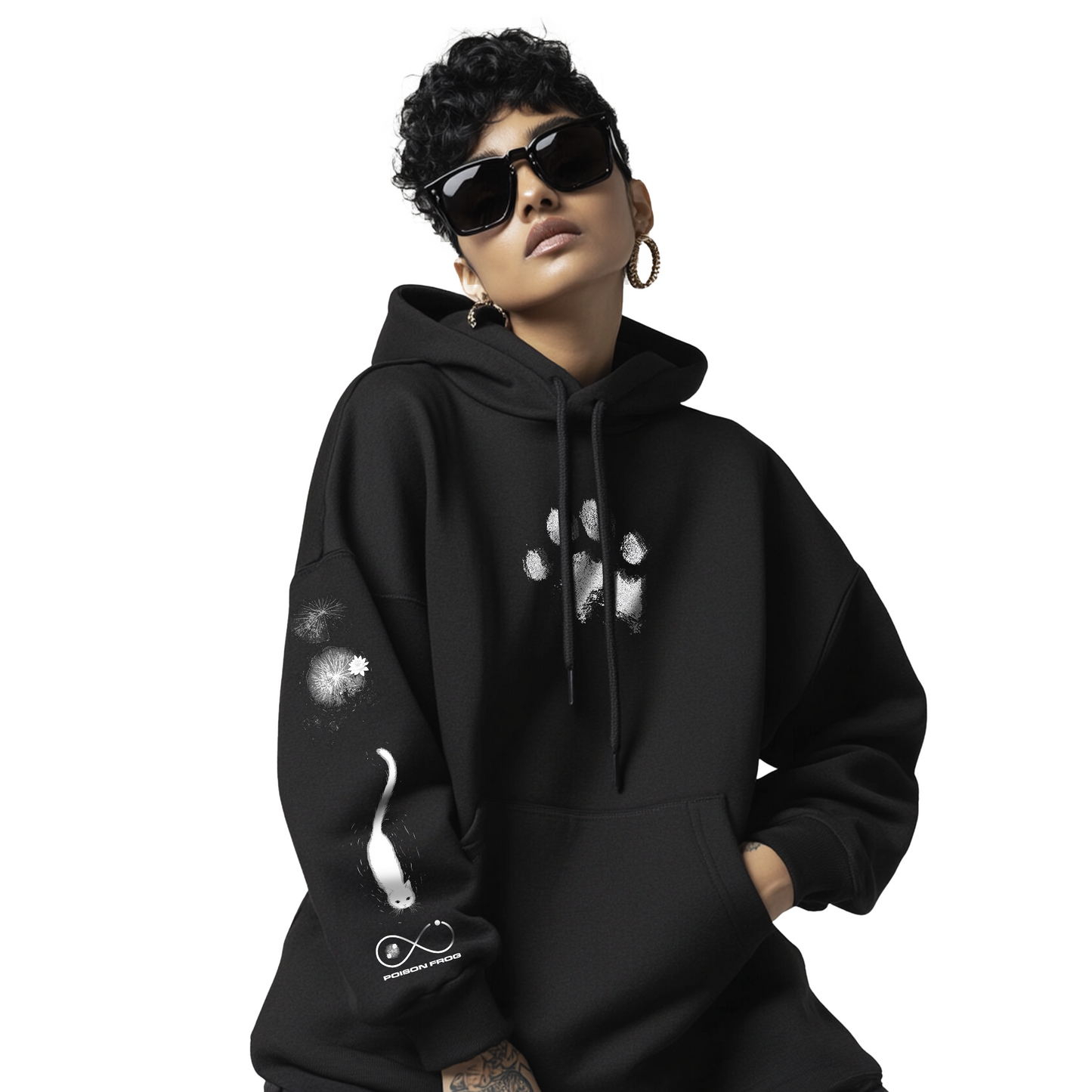 Paws And Pleasure Oversized Hoodie